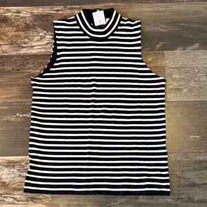 J.Crew Factory Striped cotton sweater-vest